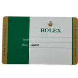 ロレックス ROLEX デイトジャスト36 ホリコン 126233G シルバー K18/SS 自動巻き メンズ 腕時計