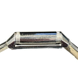 ジャガー・ルクルト JAEGER-LE COULTRE レベルソクラシックスモールデュエット Q266840 ブラック SS レディース 腕時計