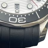 オメガ OMEGA シーマスター ダイバー300M コーアクシャル マスタークロノメーター 210.32.42.20.04.001 ホワイト SS 自動巻き メンズ 腕時計