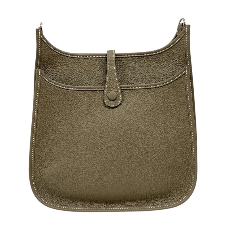 エルメス HERMES エヴリン3 PM K刻 エトゥープ シルバー金具 トリヨンクレマンス レディース ショルダーバッグ
