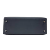 エルメス HERMES ケリー25 トリコロール 外縫い W刻 シルバー金具 エプソン レディース ハンドバッグ ショルダーバッグ