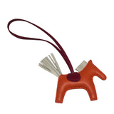 エルメス HERMES ロデオPM U刻 オレンジポピー・クレ・ルビー ユニセックス チャーム