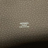 エルメス HERMES ピコタンロックMM K刻 エトゥープ シルバー金具 トリヨンクレマンス レディース ハンドバッグ