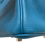 エルメス HERMES バーキン25 □R刻 ターコイズ シルバー金具 トゴ レディース ハンドバッグ