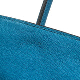 エルメス HERMES バーキン25 □R刻 ターコイズ シルバー金具 トゴ レディース ハンドバッグ