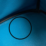 エルメス HERMES バーキン25 □R刻 ターコイズ シルバー金具 トゴ レディース ハンドバッグ