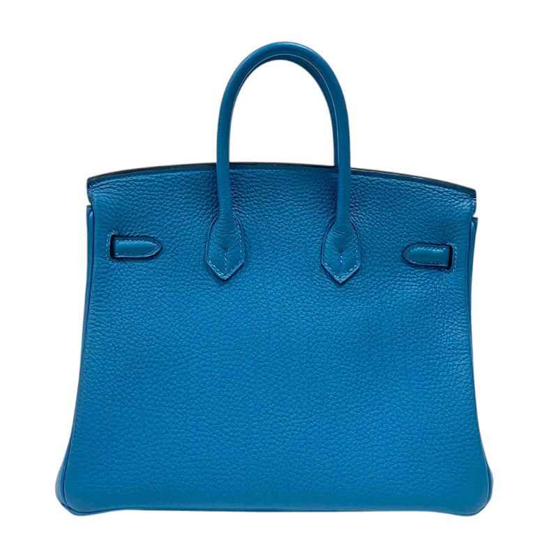 エルメス HERMES バーキン25 □R刻 ターコイズ シルバー金具 トゴ