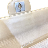 シャネル CHANEL ニュートラベルラインセミショルダーバッグ A15316 ベージュ/シルバー金具 ナイロンジャガード レディース ショルダーバッグ