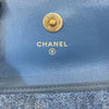 シャネル CHANEL デニムチェーンクラッチ AP1628 デニム ゴールド金具 デニム レディース ウォレットチェーン