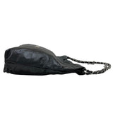 シャネル CHANEL CHANEL22 バッグ AS3261 ブラック シルバー金具 シャイニーカーフ レディース ハンドバッグ ショルダーバッグ