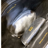 シャネル CHANEL マトラッセチェーンハンドバッグ ブラック/ゴールド金具 ラムレザー レディース ショルダーバッグ