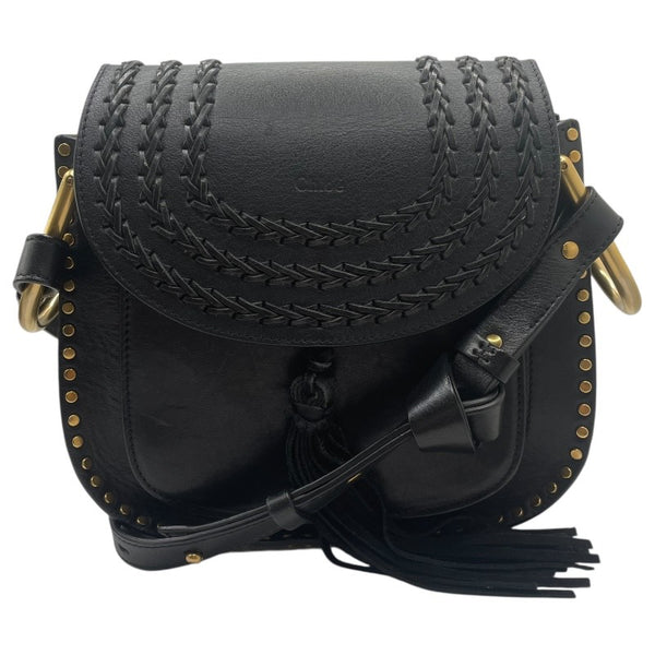 クロエ Chloe ハドソンショルダーバッグ ブラック ゴールド金具 レザー