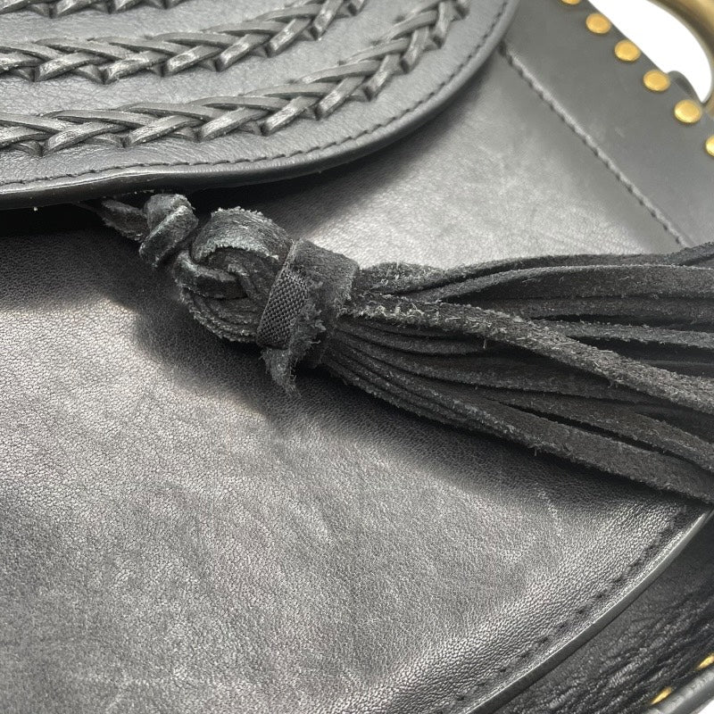 クロエ Chloe ハドソンショルダーバッグ ブラック ゴールド金具 レザー