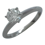 ティファニー TIFFANY＆CO ソリティア ダイヤリング プラチナ Pt950 ダイヤモンド　 ジュエリー