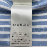 ルイ・ヴィトン LOUIS VUITTON モノグラムストライプ長袖シャツ HTS26W ブルー コットン メンズ 長袖シャツ