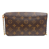 ルイ・ヴィトン LOUIS VUITTON ポシェット・フェリシー M81896 ブラウン モノグラム レディース ショルダーバッグ