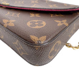 ルイ・ヴィトン LOUIS VUITTON ポシェット・フェリシー M81896 ブラウン モノグラム レディース ショルダーバッグ