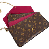 ルイ・ヴィトン LOUIS VUITTON ポシェット・フェリシー M81896 ブラウン モノグラム レディース ショルダーバッグ