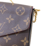 ルイ・ヴィトン LOUIS VUITTON ポシェット・フェリシー M81896 ブラウン モノグラムキャンバス レディース ショルダーバッグ