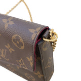 ルイ・ヴィトン LOUIS VUITTON ポシェット・フェリシー M81896 ブラウン モノグラムキャンバス レディース ショルダーバッグ