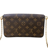 ルイ・ヴィトン LOUIS VUITTON ポシェット・フェリシー M81896 ブラウン モノグラムキャンバス レディース ショルダーバッグ