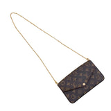 ルイ・ヴィトン LOUIS VUITTON ポシェット・フェリシー M81896 ブラウン モノグラムキャンバス レディース ショルダーバッグ