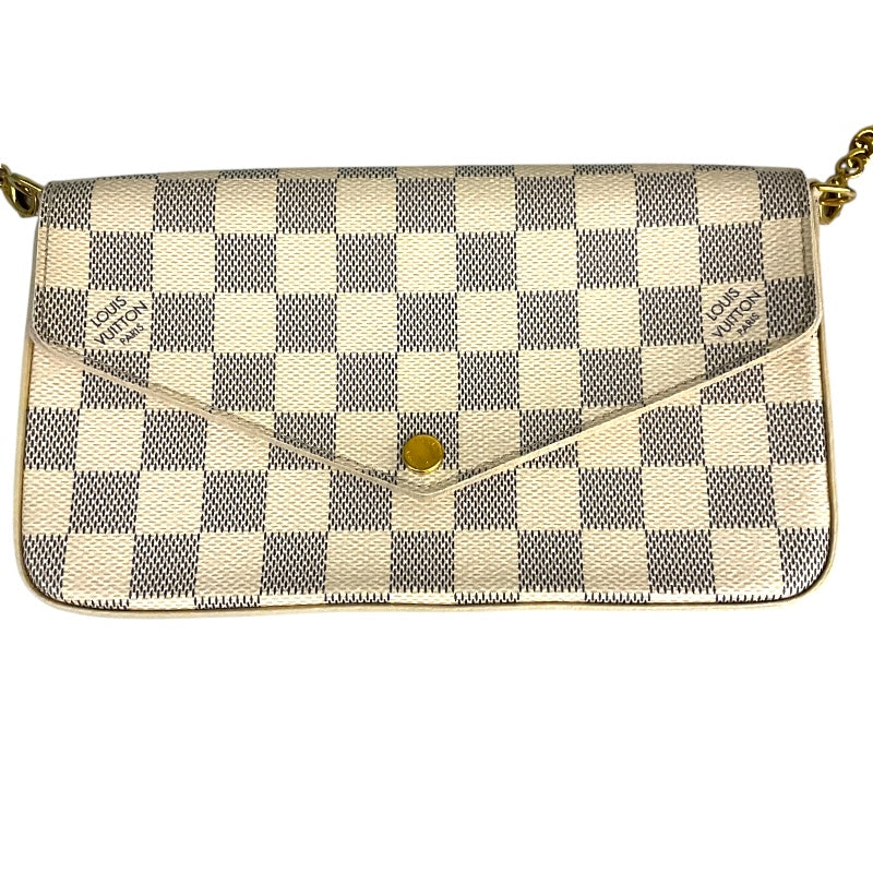 LOUIS VUITTON ルイヴィトン ポシェットフェリシー ショルダーバッグ ダミエキャンバス アズール N63106 ルイ・ヴィトン LOUIS VUITTON ポシェット・フェリシー N63106