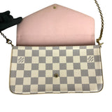 ルイ・ヴィトン LOUIS VUITTON ポシェット・フェリシー N63106 ホワイト ダミエアズールキャンバス レディース ショルダーバッグ