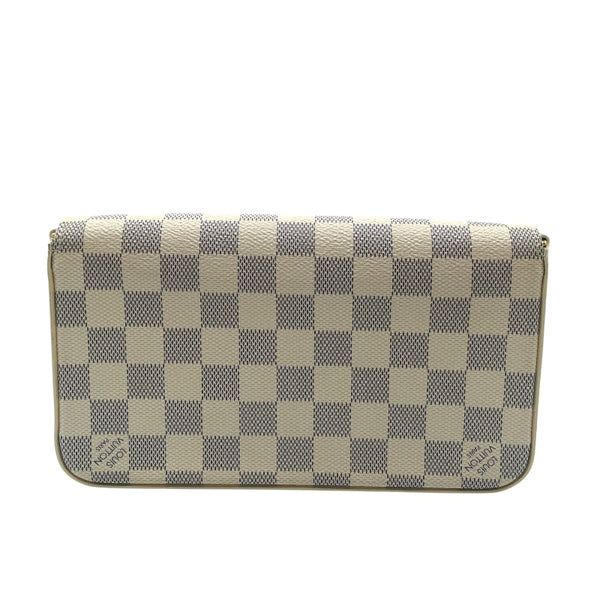 ルイ・ヴィトン LOUIS VUITTON ポシェット・フェリシー N63106 ホワイト ダミエアズール レディース ショルダーバッグ