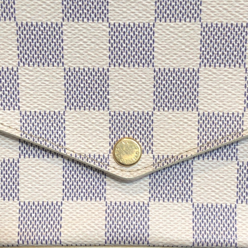 ルイ・ヴィトン LOUIS VUITTON ポシェット・フェリシー N63106 ホワイト ダミエアズール レディース ショルダーバッグ