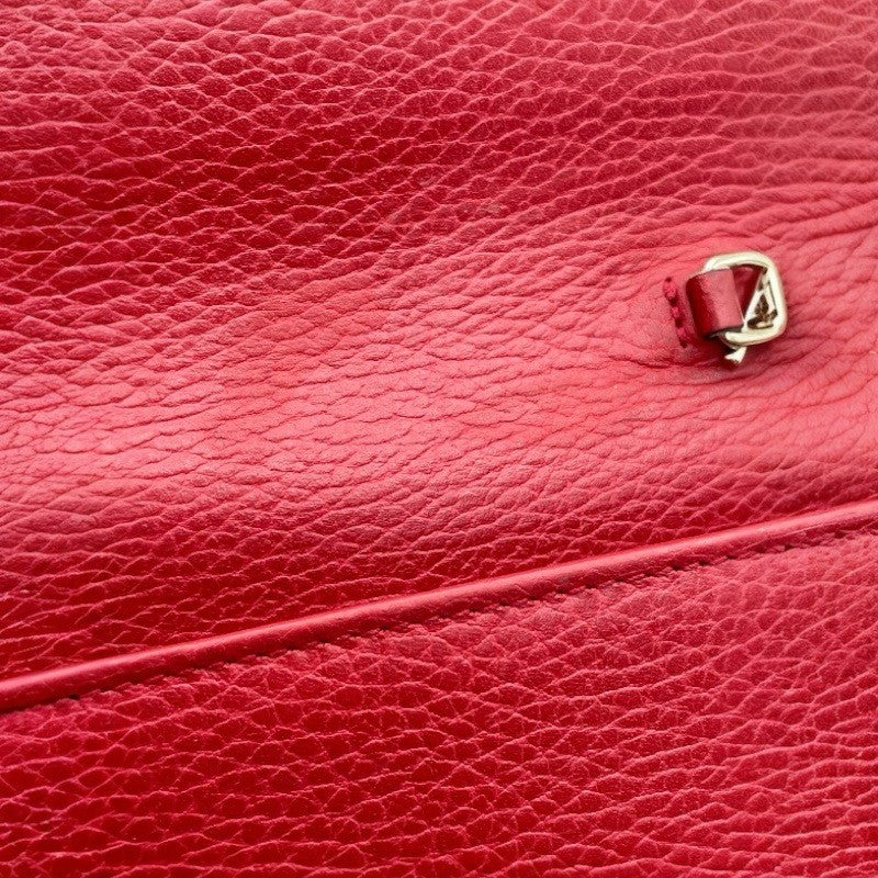 グッチ GUCCI インターロッキングGチェーンウォレット 510314 レッド