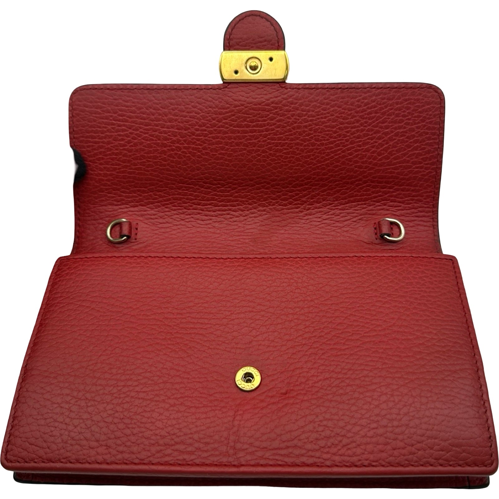 グッチ GUCCI インターロッキングGチェーンウォレット 510314 レッド