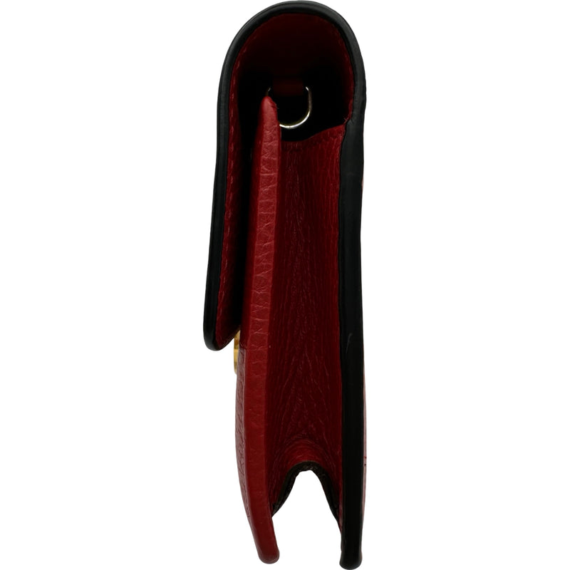 グッチ GUCCI インターロッキングGチェーンウォレット 510314 レッド