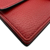 グッチ GUCCI インターロッキングGチェーンウォレット 510314 レッド ゴールド金具 レザー レディース ショルダーバッグ