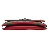 グッチ GUCCI GGスプリームビーチェーンウォレット 176079 ブラウン×レッド GGスプリーム レディース ショルダーバッグ
