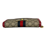グッチ GUCCI GGスプリームビーチェーンウォレット 176079 ブラウン×レッド GGスプリーム レディース ショルダーバッグ