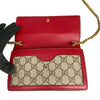 グッチ GUCCI GGスプリームビーチェーンウォレット 176079 ブラウン×レッド GGスプリーム レディース ショルダーバッグ