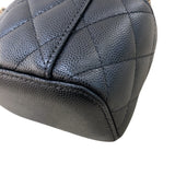 シャネル CHANEL クラシック スモールバニティ AP1340 ブラック ゴールド金具 キャビアスキン レディース ショルダーバッグ