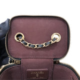 シャネル CHANEL クラシック スモールバニティ AP1340 ブラック ゴールド金具 キャビアスキン レディース ショルダーバッグ