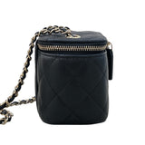 シャネル CHANEL クラシック スモールバニティ AP1340 ブラック ゴールド金具 キャビアスキン レディース ショルダーバッグ