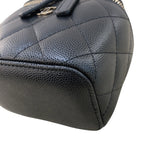 シャネル CHANEL クラシック スモールバニティ AP1340 ブラック ゴールド金具 キャビアスキン レディース ショルダーバッグ