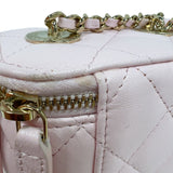 シャネル CHANEL スモールチェーンバニティ AP258 ピンク/ゴールド金具 ラムスキン レディース ショルダーバッグ
