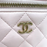 シャネル CHANEL スモールチェーンバニティ AP258 ピンク/ゴールド金具 ラムスキン レディース ショルダーバッグ