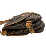 ルイ・ヴィトン LOUIS VUITTON ソミュール30 M42256 ブラウン モノグラムキャンバス レディース ショルダーバッグ
