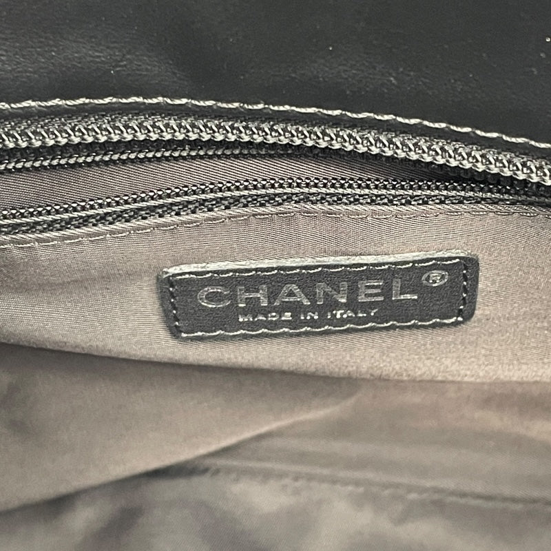 シャネル CHANEL パリビアリッツトートPM A34208 11番台 ブラック SV金具 コーティングキャンバス レディース トートバッグ