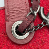 シャネル CHANEL 2WAY チェーントート A66709 15番台 レッド SV金具 フェルト レディース トートバッグ