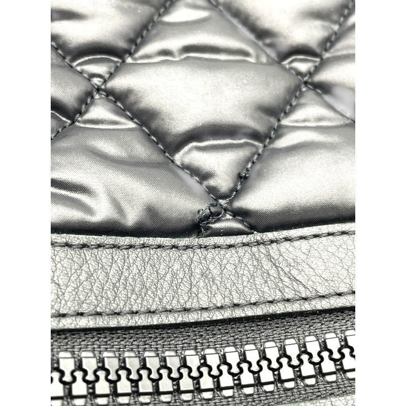 シャネル CHANEL コココクーン バッグ A48490 ブラック SV金具 ナイロン レディース ハンドバッグ