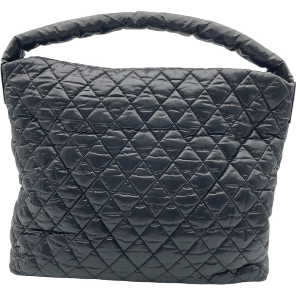 シャネル CHANEL コココクーン バッグ A48490 ブラック SV金具 ナイロン レディース ハンドバッグ