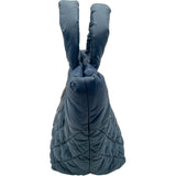 シャネル CHANEL コココクーン トートGM A47107 ブルー SV金具 ナイロン レディース トートバッグ