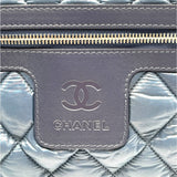 シャネル CHANEL コココクーン トートGM A47107 ブルー SV金具 ナイロン レディース トートバッグ